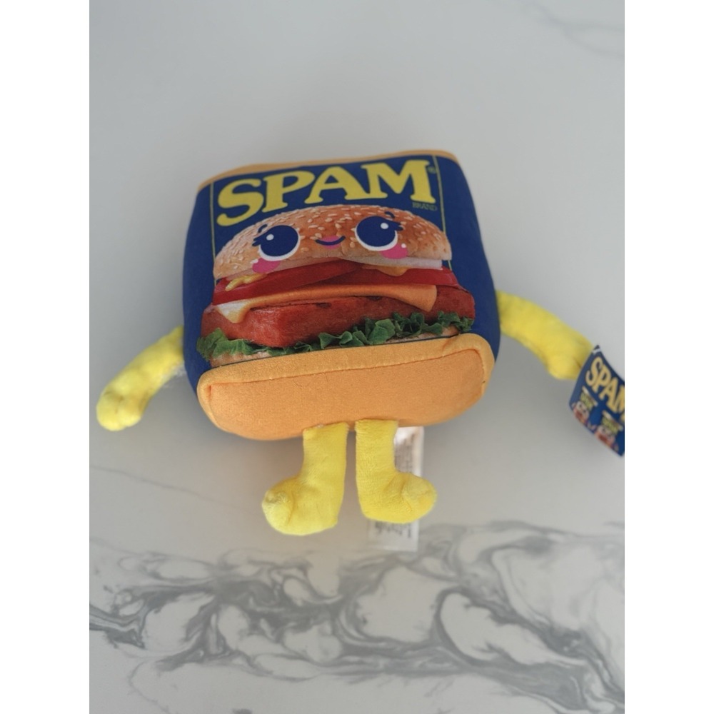 Spam Can Plush Hanging Stuffed Toy Pillow Cute Girl Doll Fiesta Hormel Foods VGC